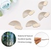 GORGECRAFT Pack of 30 Rainbow Wood Cut-Out Unfinished Wood Unfinished