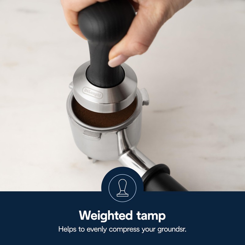DeLonghi Black Wood Tamper