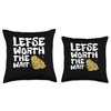 Lefse Worth The Wait Flatbread Norwegian Cuisine Throw Pillow