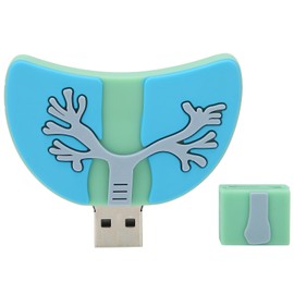 U Disk USB2.0 3 Dimensional Practical Innovative Data Storage Gift for Family Friends Students Teachers128GB