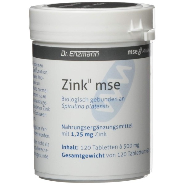 Zinc II Mse 1.25 mg Table 120 Pieces