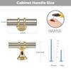 Ravinte Decor 30 Pack Brushed Nickel Cabinet Knobs - Gold