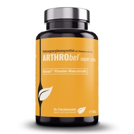 Dr. Fleckenstein Arthrobel Super Plus, Chondroitin & Glucosamine Capsules Plus L-Cystine (Cysteine), Dietary Supplement with Vitamins C and D3, Zinc and Biotin.