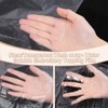 LIQWEI 1 Roll 12" x 50 yd Clear Wash Away