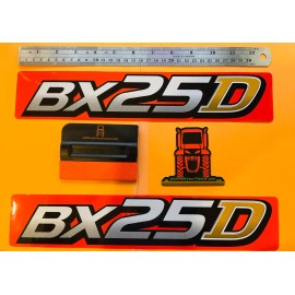 Kubota *2X OEM Decal BX 25D BOOM ARM Stickers Genuine Kubota Tractor + Applicator FEL*
