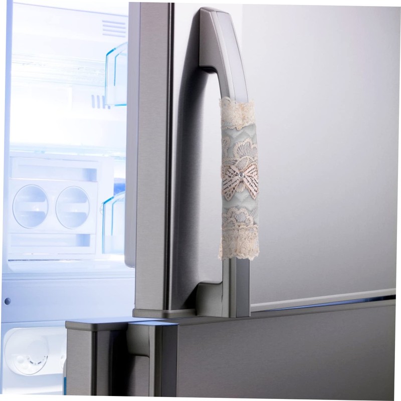 jojofuny 2pcs Refrigerator Handle Gloves Coffee Appliance Handle Cover Oven