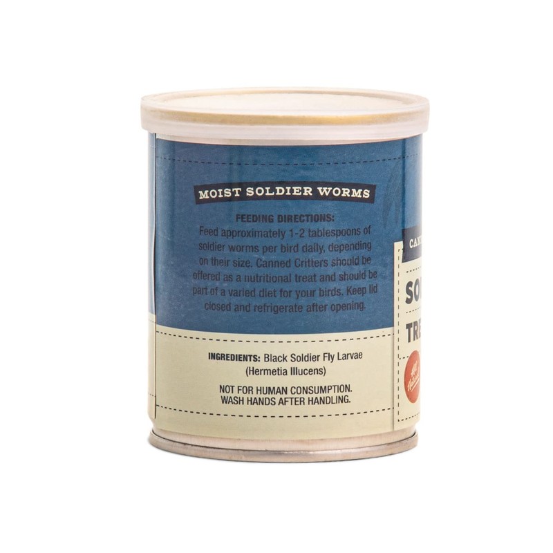 Fluker's Culinary Coop Canned Soldier Worms Chicken Treat, All Natural