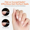 modelones Puntas de uñas de gel ovaladas extracortas, 360 uñas