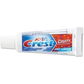 Crest Kids Cavity Protection Toothpaste, Sparkle Fun, Travel Size 0.85 oz (24g)- Pack of 4