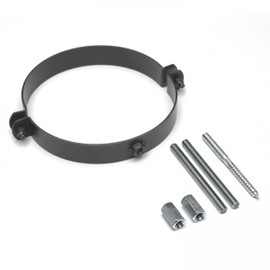 raik SH116-150-gg Flue Pipe / Stove Pipe Clamp with Screw 150 mm Diameter Sheet Steel Cast Grey
