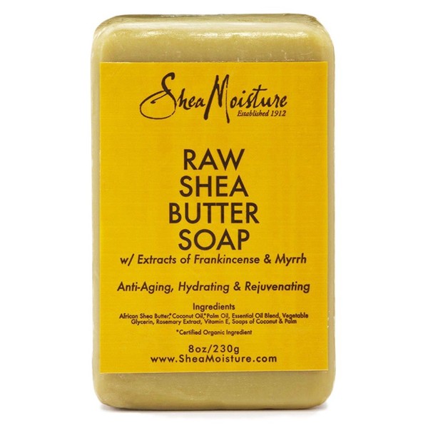 Shea Moisture Soap 8 Ounce Bar Raw Shea Butter (235ml) (3 Pack)