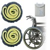Ehucon WheelCover for transport wheelchair wheels, wheelchair accessories, tyre covers