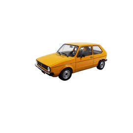 OPO 10 - Volkswagen Golf 1 (Caribe) Yellow 1978-1/24 Salvat Miniature car - M009