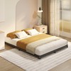 Lutown-Teen 5 Inch Queen Bed Frame with Rounded Corner Legs,