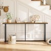 Yaheetech Narrow Console Table with Sturdy Metal Frame, 71 Inch