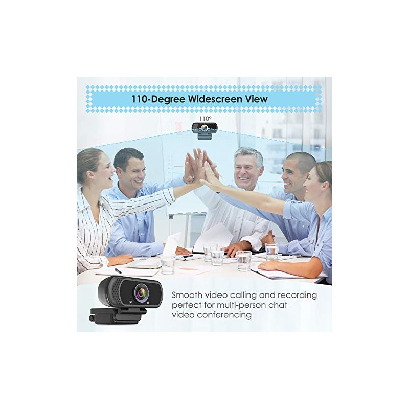 ToLuLu 1080P cámara Web con micrófono Cámara Web HD con