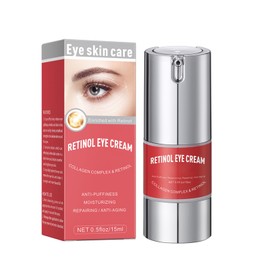 paminify Retinol Eye Cream for Dark Circles and Puffiness, Anti Aging Under Eye Cream Reduce Wrinkles Fine Lines, with Collagen and Hyaluronic Acid,Smooth and Hydrate,Suitable for Sensitive Skin