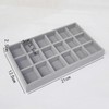 Vellure Velvet Jewelry Organizer Drawer Tray – Stackable Compartments for