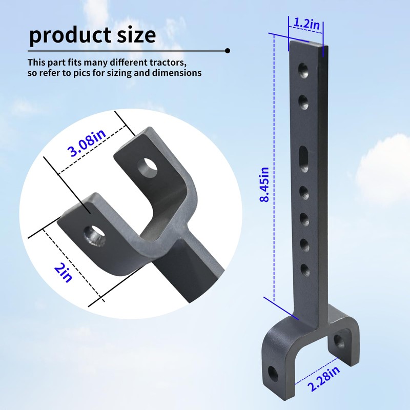 Vanshly 3 Point Stabilizer Replacement Fits Mahindra Tractor ，Part Number