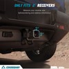 CROSSHIP Adjustable Trailer Hitch - Fits 2'' Receiver, 6'' Drop/Rise