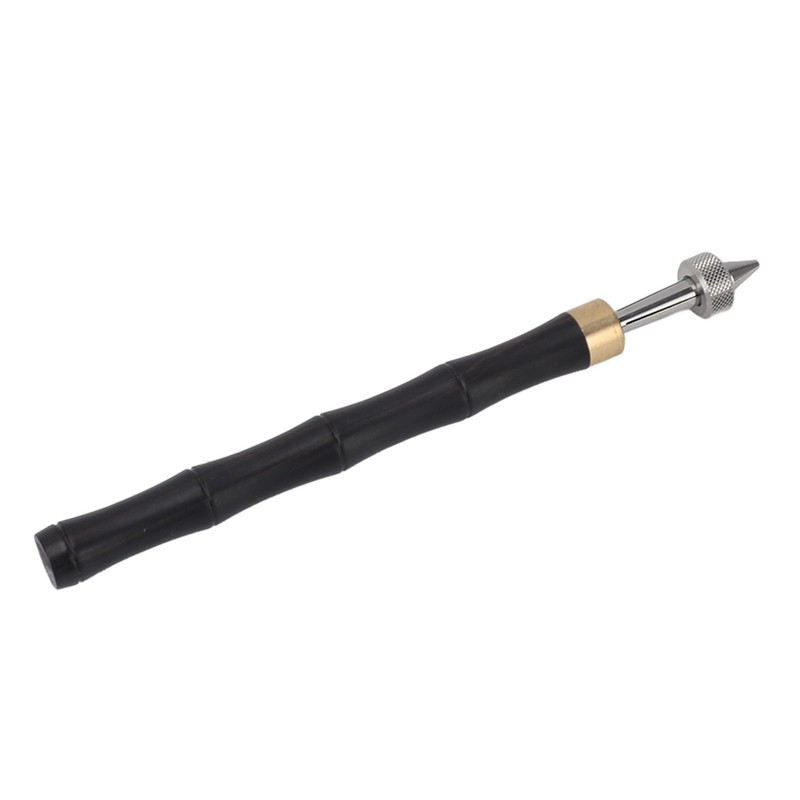 Pin Vise Hand Drill Wooden Handle Comfortable Grip Portable Pin