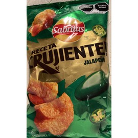 4-Pk Sabritas Receta Crujiente Jalapeño 160gr/5.64oz