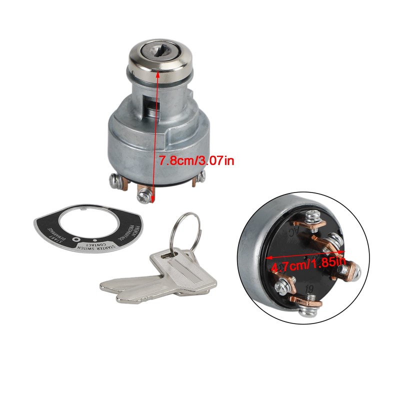 Topteng Ignition Switch 933110-00200 933110-00100 For Yanmar 3TNV76 3TNV76-NBK 3TNE74