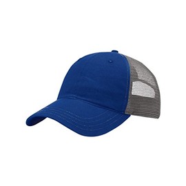 Flexfit mens Trucker, Royal/Charcoal, One size