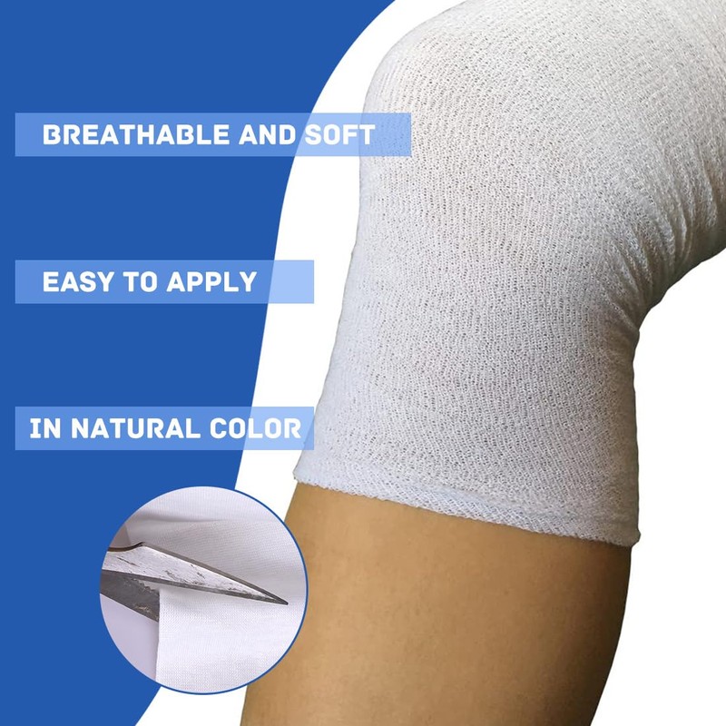 Tubular Elastic Bandage Size D Stockinette Tubing Reusable Elastic Bandage
