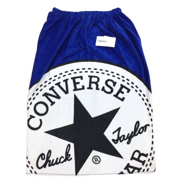 Hayashi Converse Maki Towel L 31.5 inches (80 cm), Sky Blue, 051329, Summer Items, For Boys, Rolled Towel, Skirt, Pool, Swimming, Sea