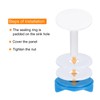 sourcing map Kitchen Faucet Hole Cover Copper, 2" Sink Hole