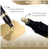ZOET 2 SETS Liquid Gold Marker Paint Pens Outline/Fill Paper