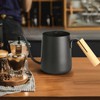Black Stainless Steel Long Spout Drip Kettle Gooseneck Pour Over