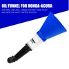 PESIKO Engine Oil Funnel Spill-Free Hands-Free Compatible with Honda, Acura,