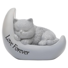 SpeXyngial Cat Urn Resin - Serene Memorial for Beloved Cats | Pet Cremation Urn | Keepsake Pet Memorial