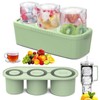 Cup Ice Cube Tray Accessories, Ice Cube Tray with Lid