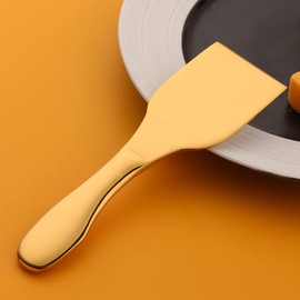 Cheese Knives Set,Gold Stainless Steel Cheese knife Set for Cheese Slicer and Butter Cutter，4 Piece -1Cheese Spade Knife, 1 Narrow Plane Knives, 1 Cheese Fork and 1 Cheese Spreader Knife