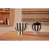 OYOY Toppu Bowl - White Stoneware Bowl in Scandinavian Design,