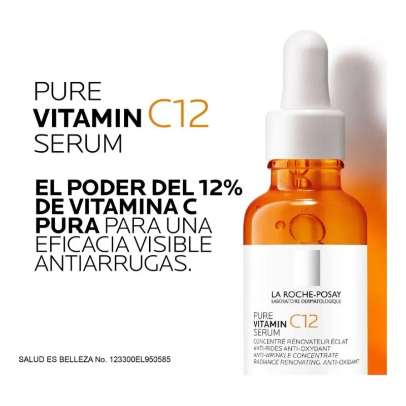 Sérum Pure Vitamina C12 La Roche-posay Renovador 30ml Kits