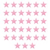 sourcing map 33 Pcs 5Star Patches Iron on Patches, Pink