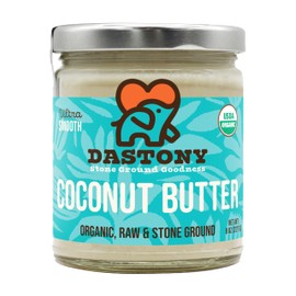 Dastony Organic Raw Coconut Butter, 8 oz | Only One Ingredient | Vegan, Paleo and Keto Friendly, Non GMO, Gluten-free - Pack of 1