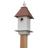BestNest Wing & A Prayer Classic Bluebird House, Hammered Copper Colored Roof
