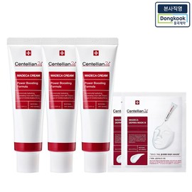 Headquarters Centellian 24 Madeca Cream Power Booth Ting Formuler 50ml 3 + Derma Mask 3 Intensive Formula 2 / 본사직영 센텔리안24 마데카크림 파워부스팅포뮬러 50ml 3개 + 더마마스크3 인텐시브포뮬러 2매