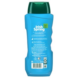 Irish Spring Ultimate Wake Up Tea Tree Face & Body Wash for Men, Moisturizing Body Wash Washes Away Bacteria - 18 Fluid Ounce, 4 Pack