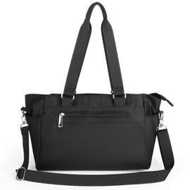 Metowin Women's Tote Bag, Large Capacity, Large Capacity, A4 Compatible, Lightweight, Waterproof, Stylish, Cross-body Zipper, Tote Bag, For School Commutes, Travel, Work, Shoulder Bag, Business Bag,