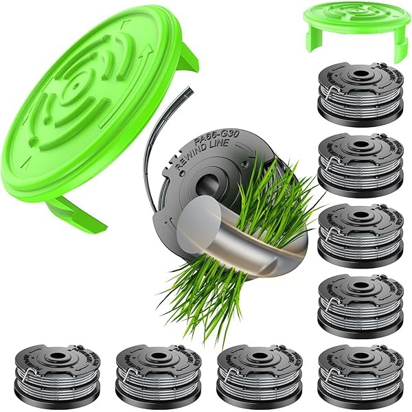 11 Pcs Dual Line String Trimmers Spools Compatible with Greenworks