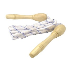 Meteor ® Skipping Rope 3 M with Wooden Skipping Rope Speed Jump Rope-Rope up ® Sticker