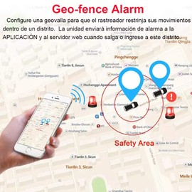 Winnes Rastreador GPS para Vehículos, Localizador en Tiempo Real GSM/GPRS/SMS, Dispositivo Antirrobo de Seguimiento para Coche, Motocicleta (2G TK806)