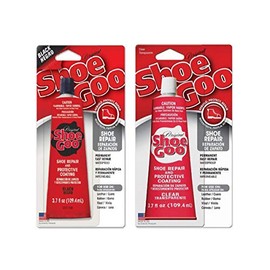 Shoegoo Combo Adhesive, 2 Pack (1, 1, Clear/Black
