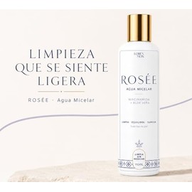 ROSÉE Agua Micelar con Niacinamida y Aloe Vera 110 mL, Limpieza Facial Suave sin Enjuague, Retira Impurezas y Exceso de Sebo sin Resecar, Todo Tipo de